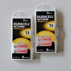 New Hearing Aid Batteries     Two packs of Six + Two bonus.  Expiration 2025-06